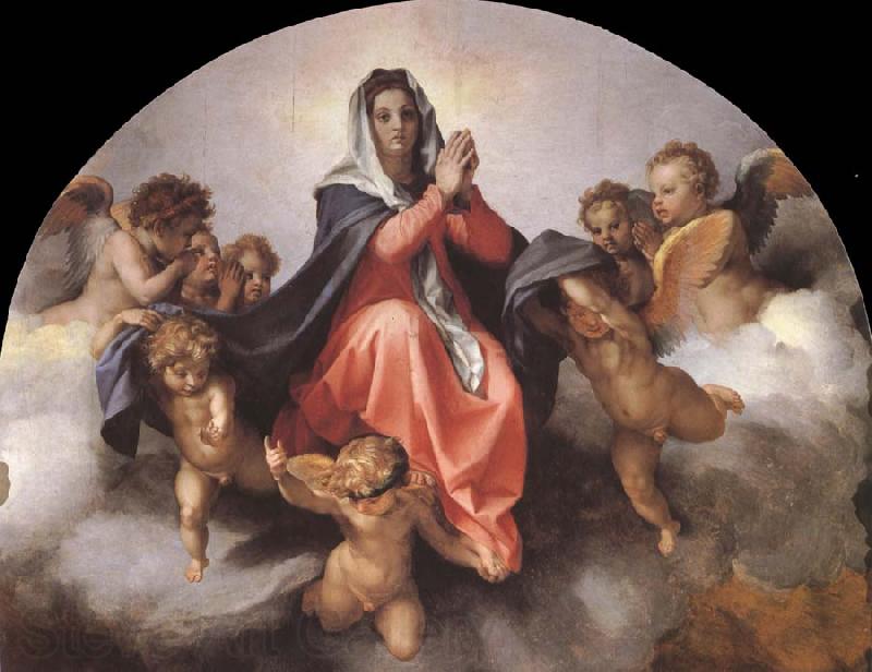 Andrea del Sarto Details of the Assumption of the virgin